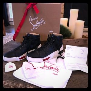 Men’s Christian Loubotin luxury sneakers!